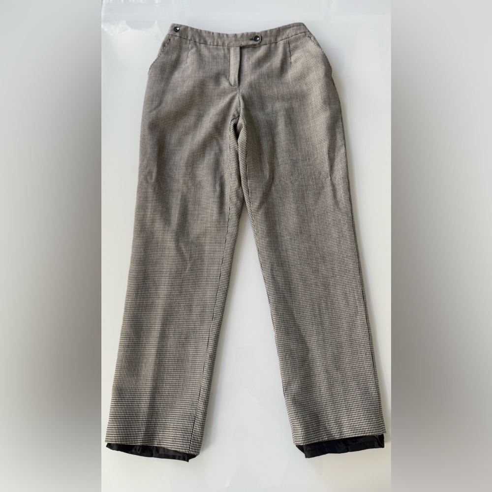 Harve Benard by Benard Haltzman Vintage Houndstooth 100% Wool Pants | Size 10